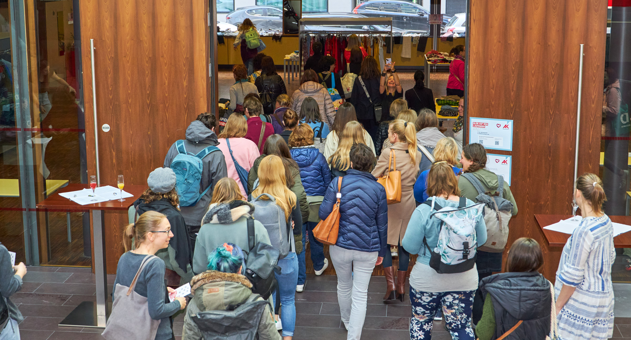 Kleidertauschparty Arbeiterkammer Linz