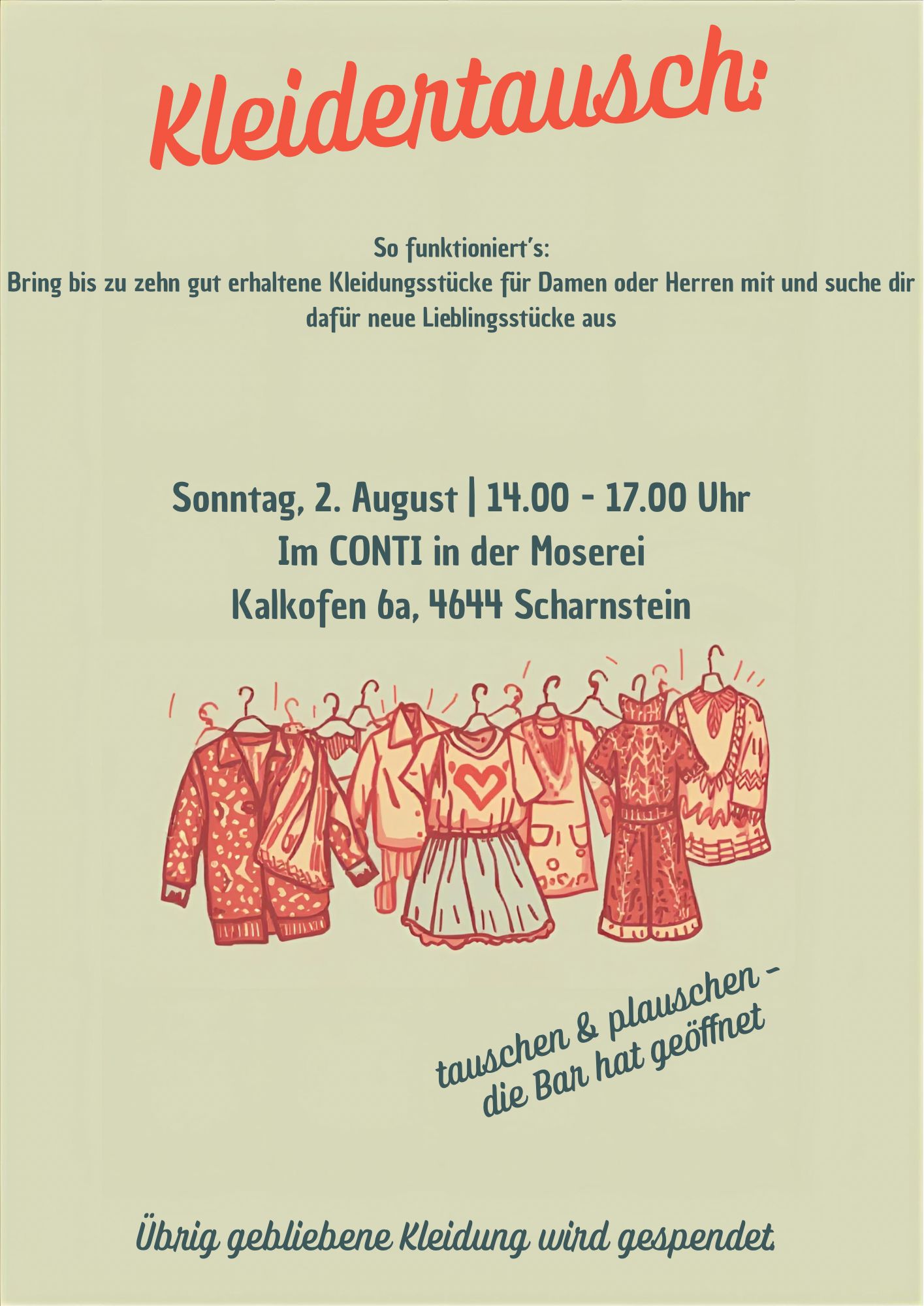 Kleidertausch Scharnstein Kleidertauschparty 2026